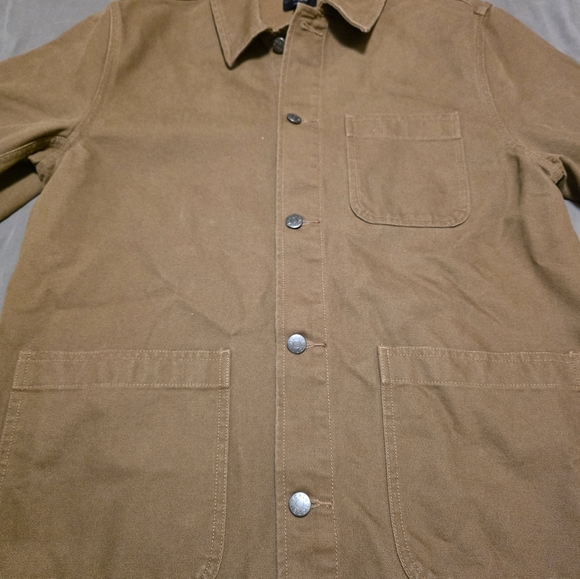 Men's tan canvas chore jacket - Picture 6 of 6
